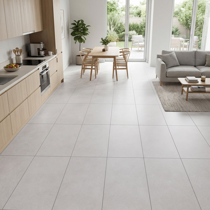 Saray White Stone Effect Porcelain 60x120cm