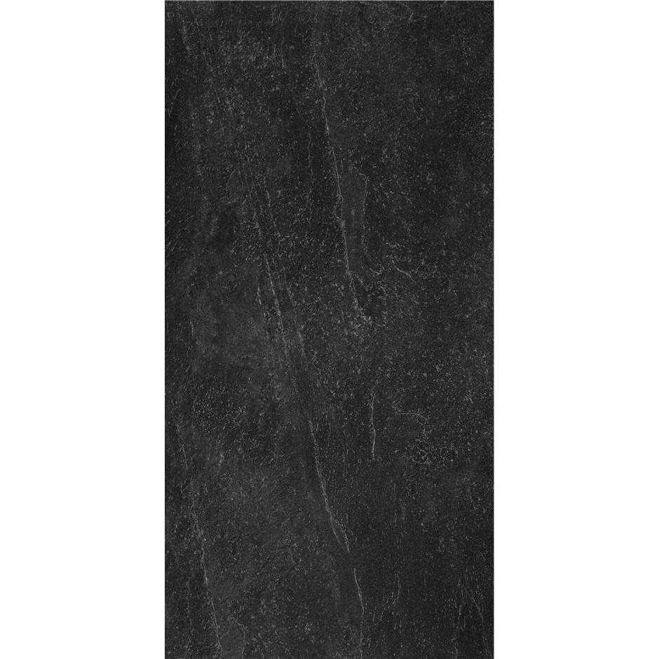 Slate Rock Black Stone Effect Porcelain 59.5x120cm