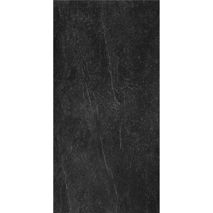 Slate Rock Black Stone Effect Porcelain 59.5x120cm