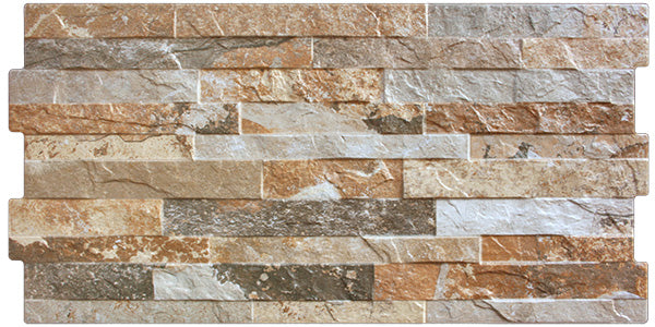 Splitface Effect Beige Porcelain 30x60cm