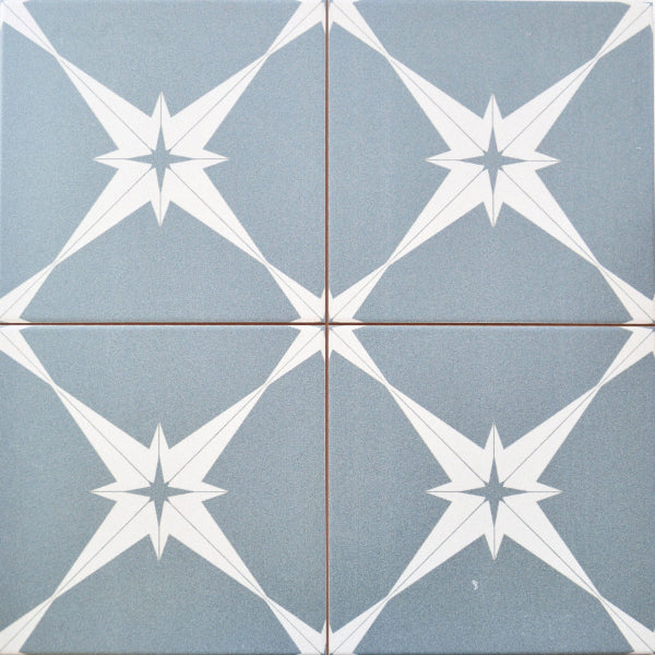 Star Blue Pattern Porcelain 45x45cm
