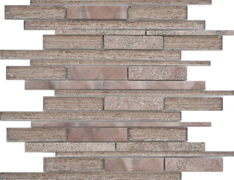 Strato Gold Strip Mosaic 30.6x30.6cm