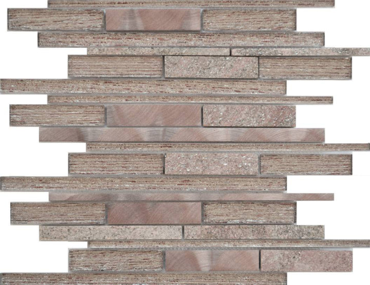 Strato Gold Strip Mosaic 30.6x30.6cm
