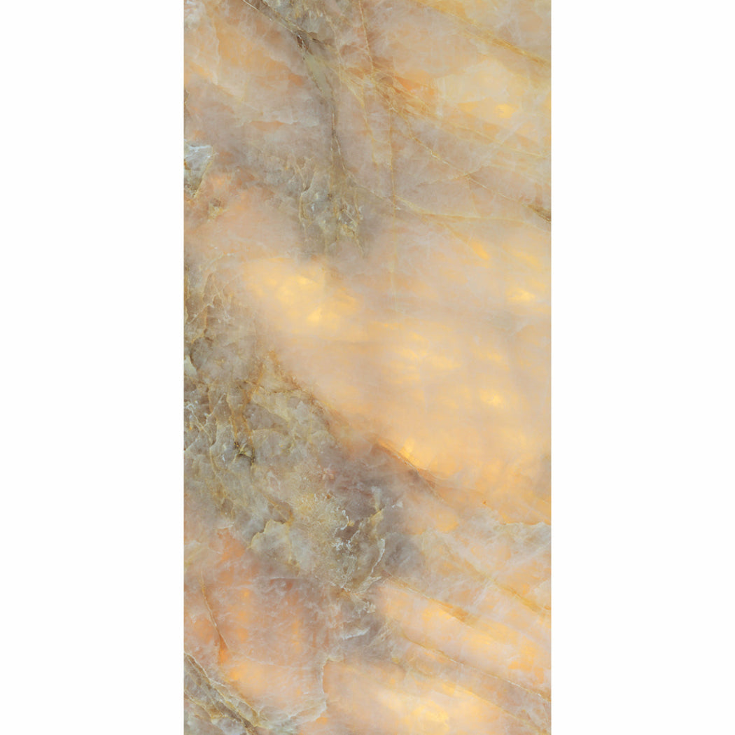 Sunset Onyx Amber Polished Porcelain 60x120cm