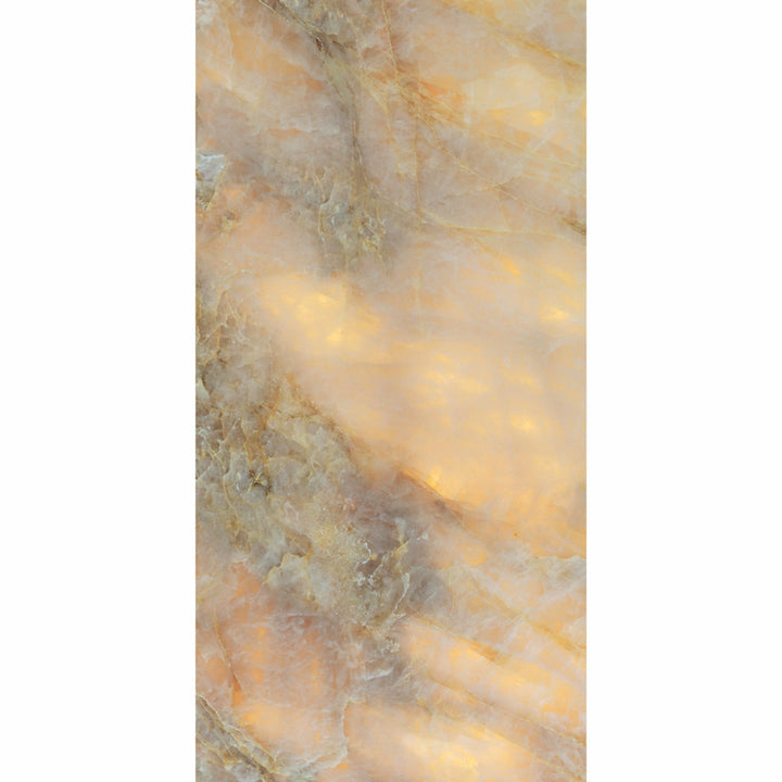 Sunset Onyx Amber Polished Porcelain 60x120cm