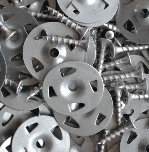 Tecca Washer &amp; Screws - Pack of 100 - 25mm