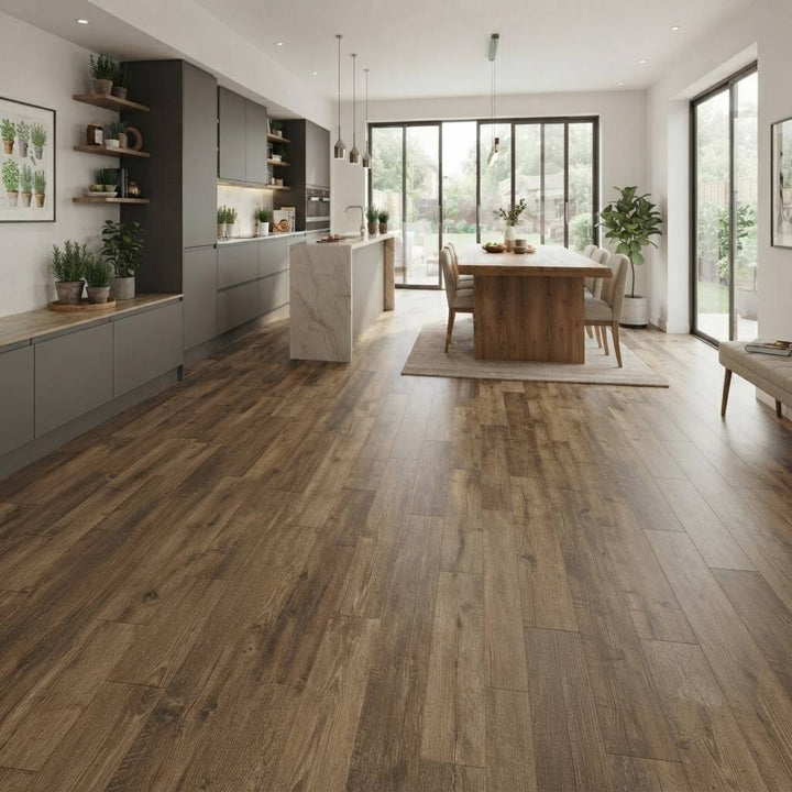 Tuscany Oak Wood Effect Porcelain 20x120cm