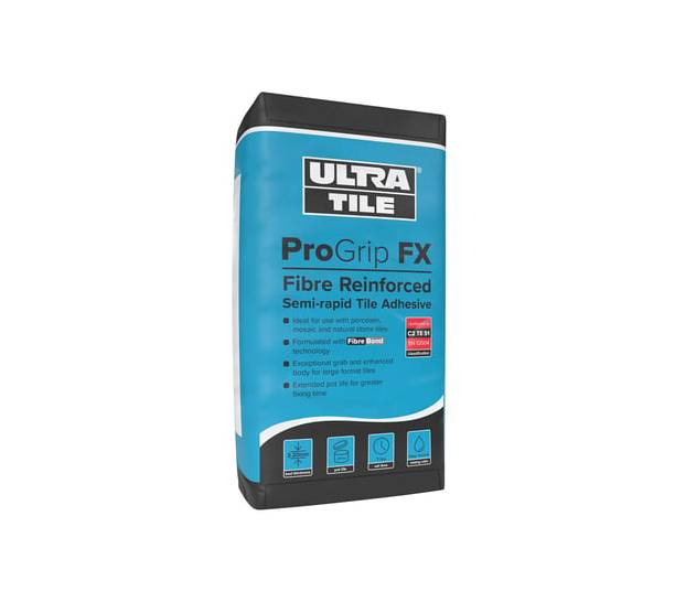 Ultra ProGrip FX Semi Rapid S1 White Adhesive 20kg