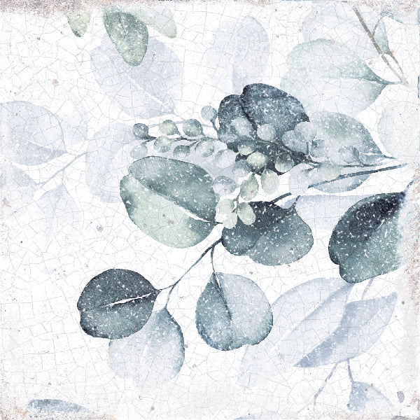 Valencia Delft Blue Floral Porcelain 14.8x14.8cm