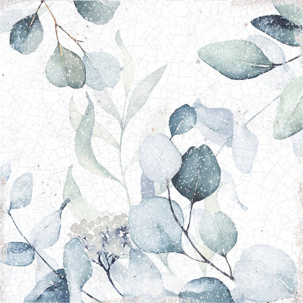 Valencia Delft Blue Floral Porcelain 14.8x14.8cm