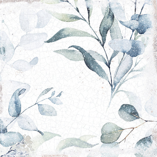 Valencia Delft Blue Floral Porcelain 14.8x14.8cm