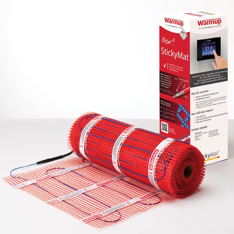 Warmup 200W StickyMat Self Adhesive Underfloor Heating System