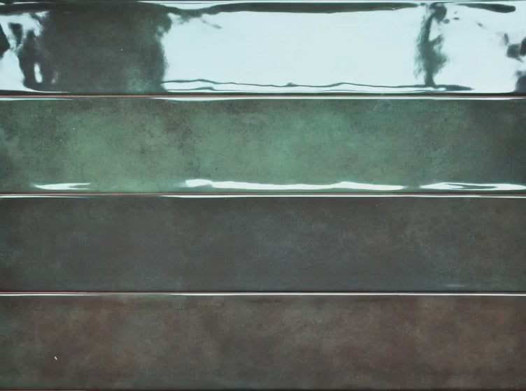 Azulejo Tones Verde Ceramic 10.7x53cm